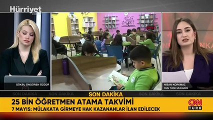 25 bin öğretmen atama takvimi belli oldu
