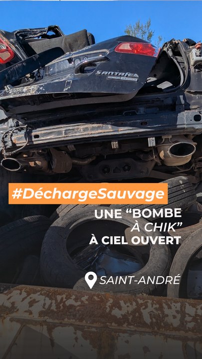 Une décharge à ciel ouvert menace de devenir une "bombe à chik"
