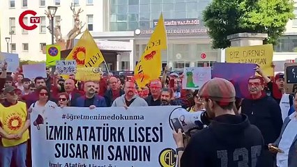 Proje okullardaki 'öğretmen atamaları'na İzmir Atatürk Lisesi’nde velilerden imza kampanyası