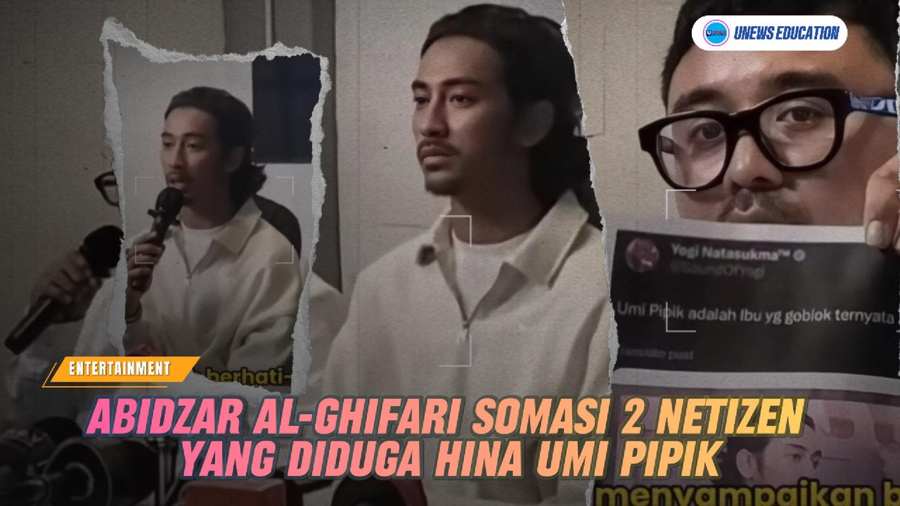 Abidzar Al-Ghifari Somasi 2 Netizen yang Diduga Hina Umi Pipik