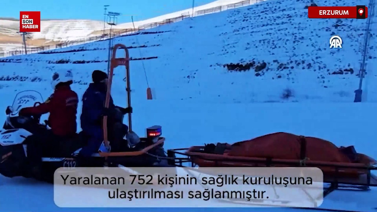 Erzurum Palandöken'de kayak sezonu sona erdi