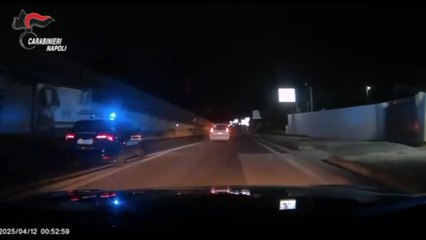 Giugliano: fuga in contromano per 10 km, arrestato dai Carabinieri