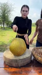 1_ How to crispy jack fruit recipe #shorts #shortvideo #cooking #food #recipe