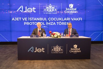 AJet ve İstanbul Çocukları Vakfından başarılı öğrencilere seyahat desteği 