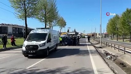 Sakarya’da feci kaza, motosiklet ile bisiklet çarpıştı: 1 ölü, 1 yaralı