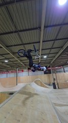 BMX Rider Performs Insane Quad Barspin