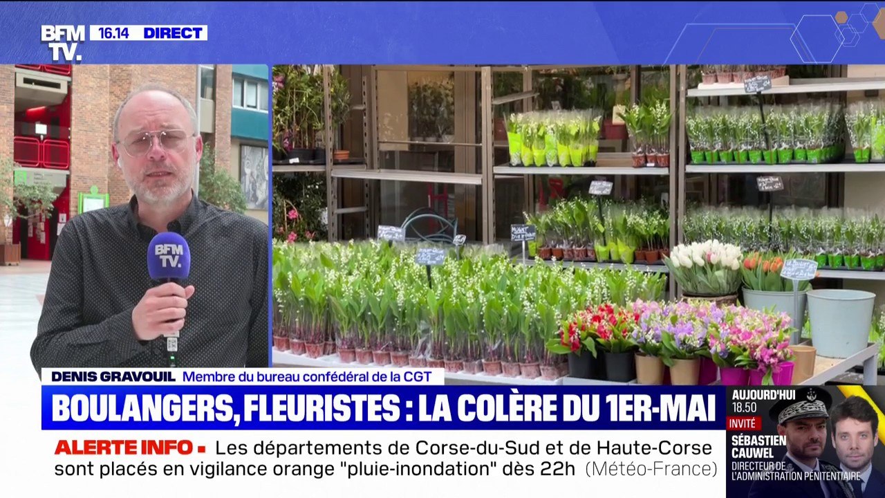 Travail le 1er mai: "Le 1er mai est un jour où on manifeste pour le droit des travailleurs", rappelle Denis Gravouil de la CGT