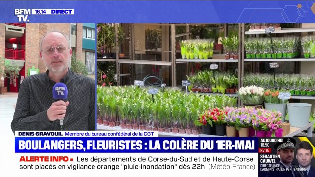 Travail le 1er mai: Le 1er mai est un jour où on manifeste pour le droit des travailleurs , rappelle Denis Gravouil de la CGT