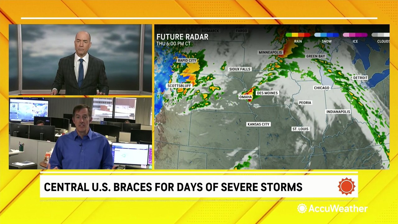 Central US braces for days of severe weather - video Dailymotion