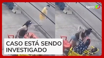 Câmera de segurança flagra mãe espancando filha de dois anos em bar de MS