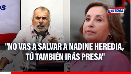 Nicolás Lúcar a Dina Boluarte: "No vas a salvar a Nadine Heredia, tú también irás presa"