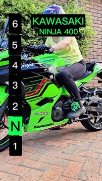 Maximum speed for each gear on a Kawasaki Ninja 400 #moto #motorcycle #kawasaki #ninja400 #topspeed #gearshift #bikelife #etmatrix