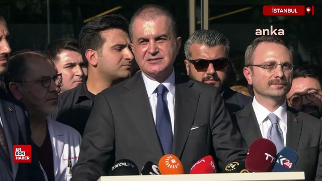 Ömer Çelik, Sırrı Süreyya Önder'in tedavi gördüğü hastaneyi ziyaret etti