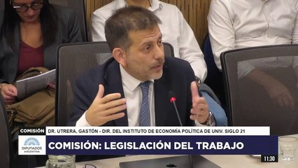 Gastón Utrera: hay que “reducir la cantidad de delegados gremiales exigidos por la ley"