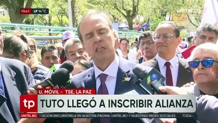 ​La alianza Libre es la primera fuerza inscrita de cara a los comicios presidenciales y postula a Tuto