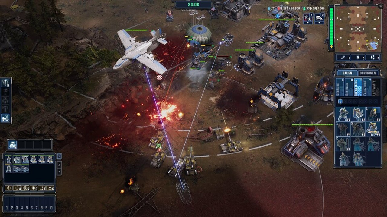 Die KI greift von allen Seiten an und alles explodiert - Gameplay aus Tempest Rising