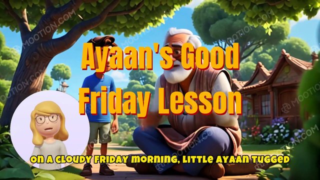 Ayaan's Good Friday Lesson|Why is it Called GOOD Friday?|Bilingual Story for Children + Activity Idea!| Animated Moral Tale 🌿 |Moral story for kids|The Lesson of Love| A Heartwarming Good Friday Story for Kids [Urdu & English]