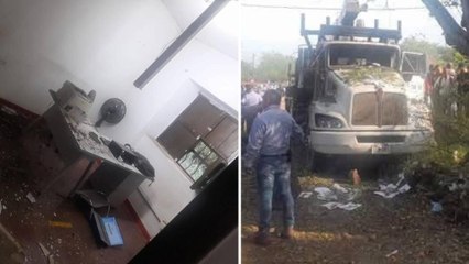 Estallan explosivos en plena vía de Santander de Quilichao: hay un muerto y un herido