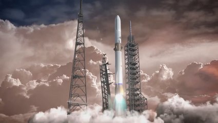 Blue Origin's Massive New Glenn Rocket Soars In Flight Profile Animation