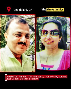 Ghaziabad Tragedy: Man Kills Wife, Then Dies by Suicide; Cites Cancer Diagnosis in Note