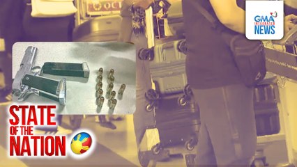 Pasaherong biyaheng Singapore, inaresto matapos mahulihan ng baril at bala sa NAIA | SONA