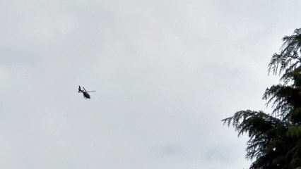 Spectacular Footage of Police Helicopter Over Sheffield 🚁