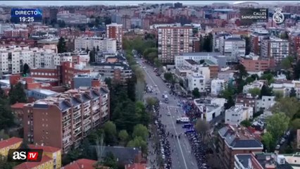 Real Madrid fans unleash wild welcome outside Bernabéu ahead of Arsenal comeback fight