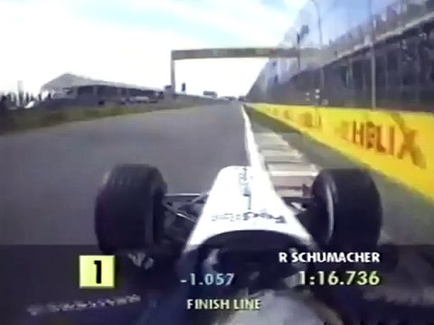 F1 – Juan Pablo Montoya (Williams BMW V10) Onboard – Canada 2002
