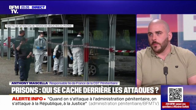 Prisons attaquées: Les surveillants sont inquiets mais c'est quelque chose qui fait partie de notre métier , souligne Anthony Mascella (CGT Pénitentiaire)