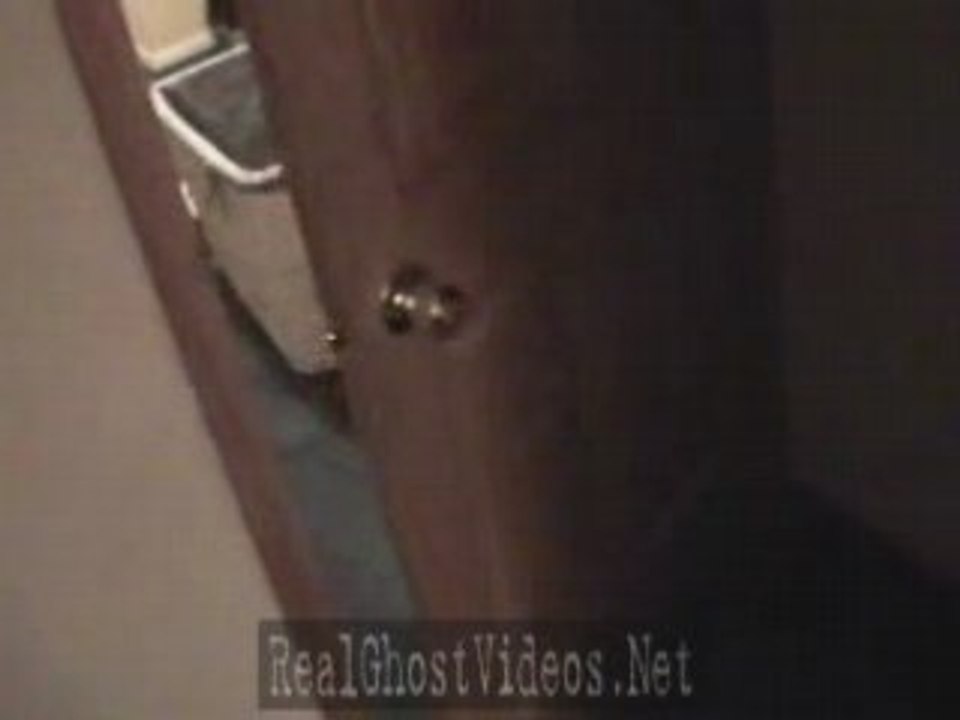 Poltergeist shakes door