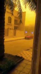 Enorme tempête de sable en iraq