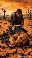 Rescued by Humanity _animals _ai _wildlife