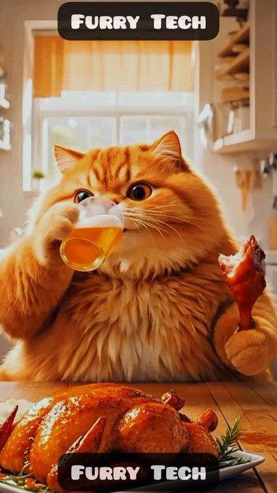 Cat and Hen Fight