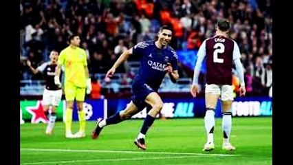 HIGHLIGHTS | Aston Villa vs PSG 3-2 Highlights | Champions League 2025 - Nuno Mendes Goal