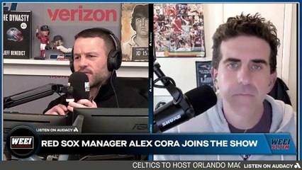 WEEI Afternoons: Alex Cora says Devers will not play the field unless it's an emergency