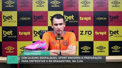 Com alguns desfalques, Sport encerra a preparação para enfrentar o RB Bragantino, na Ilha