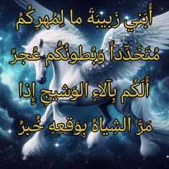 أبني زبيبة مالمهركمو ،  عنترة بن شداد العبسي