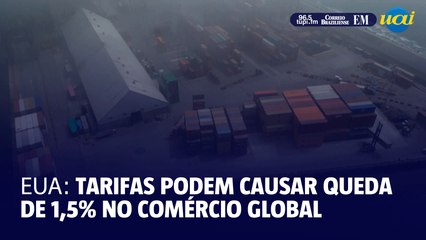 Tarifas americanas podem causar queda de 1,5% no comércio global