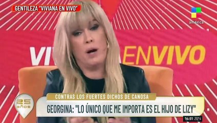 Georgina Barbarossa respondió a los dichos de Viviana Canosa sobre ella: "Muy bajo"