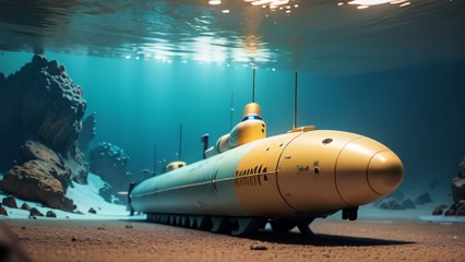 Submarino desaparece tras hallar misteriosas estructuras bajo el hielo antártico