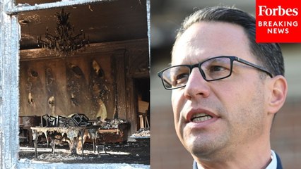 Reporter Asks Gov. Josh Shapiro: Will The Arson Attack Lead To ‘Hate Crime Charges?’