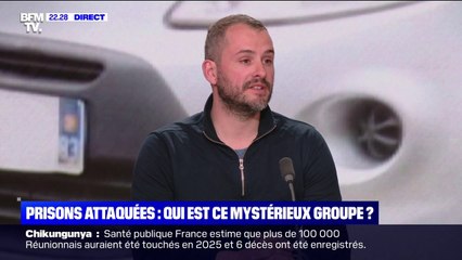 Prisons attaquées: "On n'est pas habitués à ce genre de menace à l'extérieur, sur nos familles", affirme Alexandre Caby (UFAP UNSa Justice)