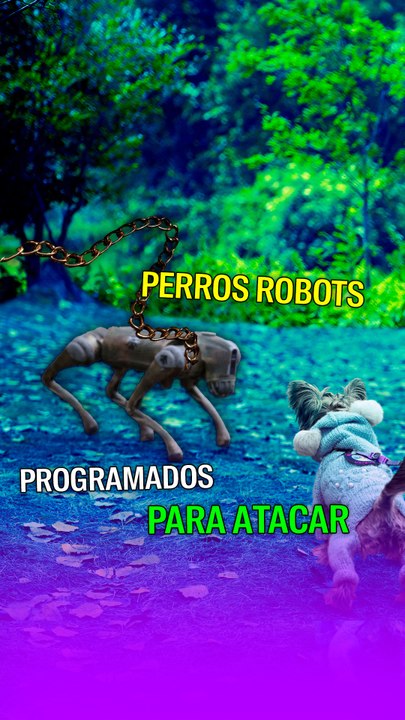 Perros robots programados para atacar