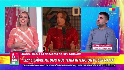 📢 Sebastián Fariña, EXPAREJA DE LIZY TAGLIANI: "Está muy shockeada"