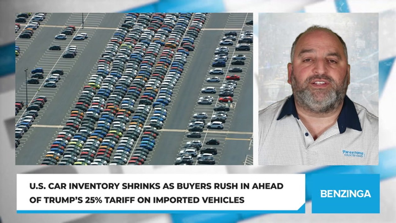 U.S. Car Inventory Shrinks As Buyers Rush In Ahead Of Trump’s 25% Tariff On Imported Vehicles