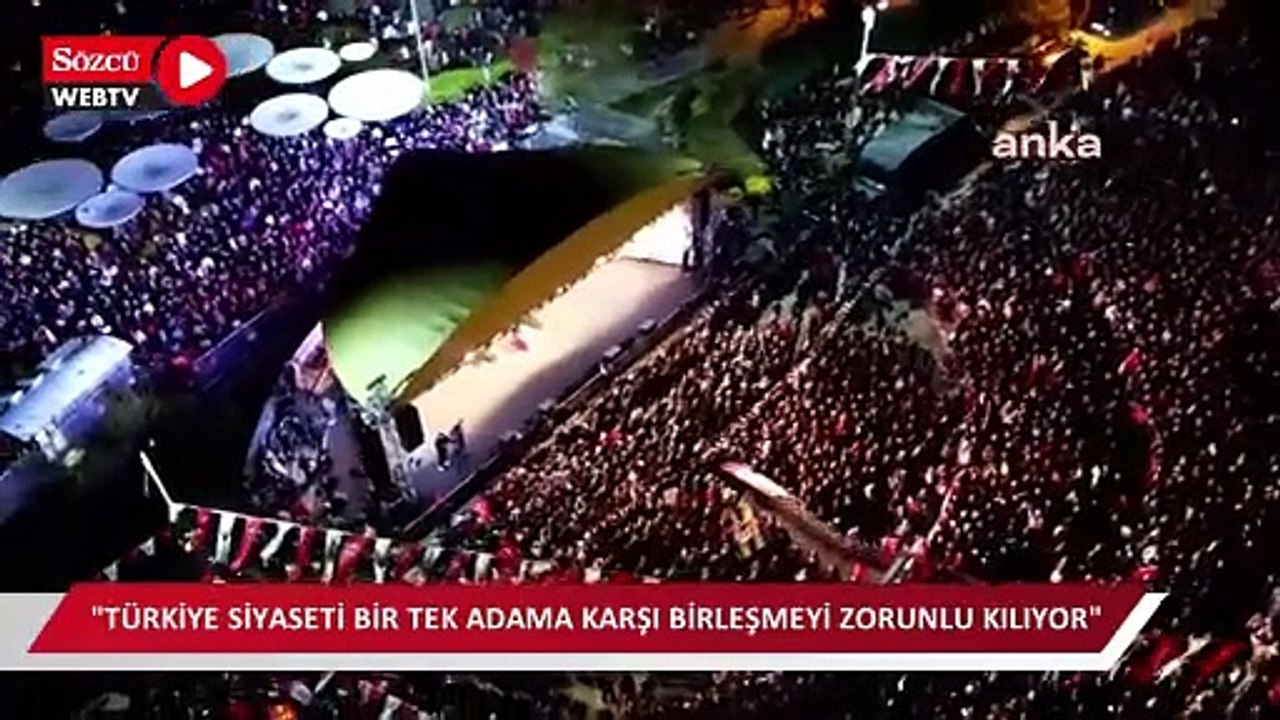 Özgür Özel: "Türkiye siyaseti bir tek adama karşı birleşmeyi zorunlu kılıyor"