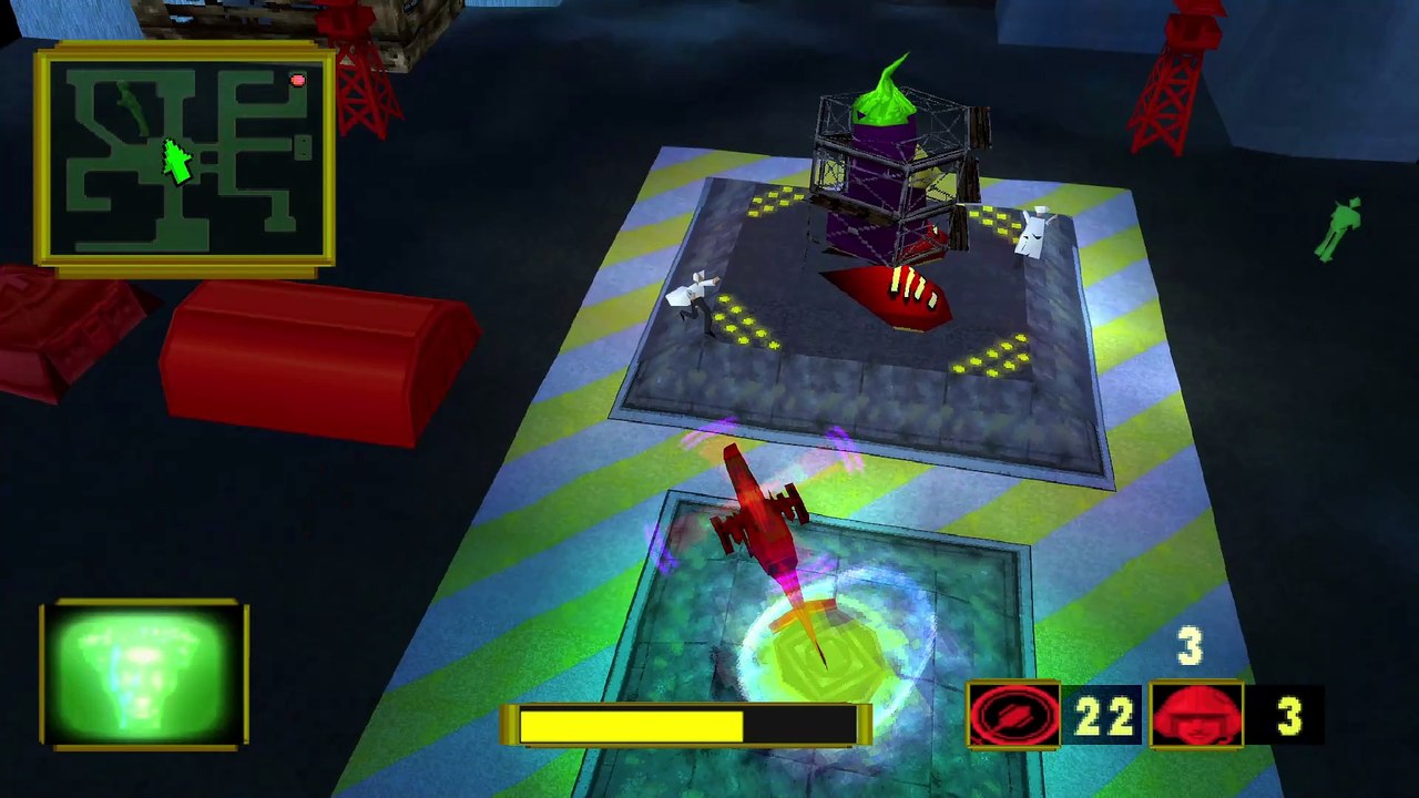 Red vs Gray demo mod test 1 - Army Men Air Attack 2 (PS1)