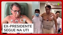 Michelle mostra Bolsonaro fazendo fisioterapia em hospital após cirurgia