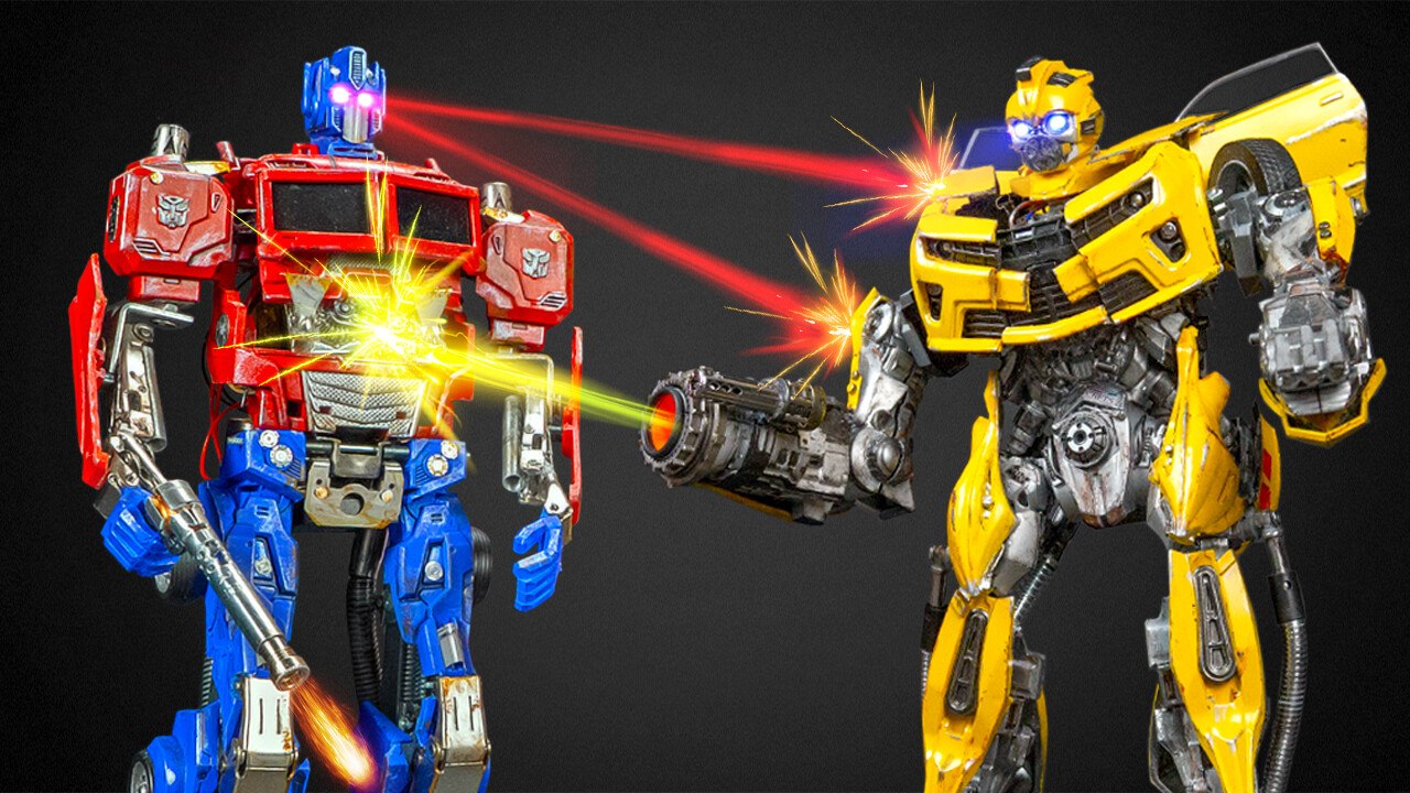 🔥 *NEW* Transformers: Bumblebee Vs Optimus Prime | The Ultimate Car-to-Transformer Battle! 🤯🚗🤖