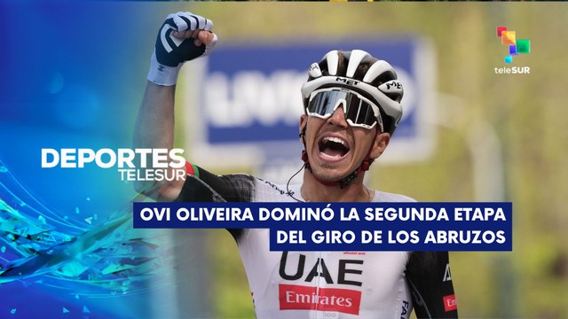 Ivo Oliveira domina 2ª etapa del Giro de los Abruzos DEPORTES TELESUR 16-04-2025